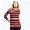 Attitude®/MD Stripe Boat Neck Top