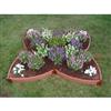 Scenery Solutions Frame-it-All® System Four Leaf Clover Raised Garden Bed