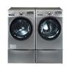 LG 4.6 Cu. Ft. Steam Washer and 7.3 Cu. Ft. Steam Dryer - Graphite Steel