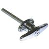 IDEAL SECURITY INC. Keyed T Garage Door Lock Chrome