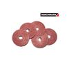 BENCHMARK 5 Pack 24 Grit 4-1/2" x 7/8" Fibre Discs