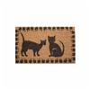 FOOTLUZE 18" x 30" Cat Paws Coir Door Mat