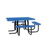 UltraSite 46 inch ADA Commercial Square Table- Blue