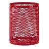 UltraSite 32 Gallon CommercialTrash Receptacle- Red