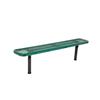 UltraSite 6 ft Commercial Bench, In Ground- Green