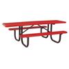 UltraSite 8' Double Sided Extra Heavy Duty Commercial ADA Table- Red