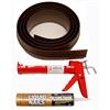 Tsunami Seal 10 ft. Brown Garage Door Threshold Kit