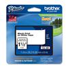 Brother 1.5" Black on White Label Tape (TZE261)