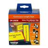 Brother 2-3/7" Black on Yellow Continuous Paper Tape (DK2606)