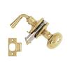 IDEAL SECURITY Brass Outswing Screen Door Lock