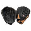 Right Hand 12.5" Black Fielders Baseball Glove