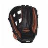 WILSON SPORTS Left Hand 13.5" Black/Brown Fielders Baseball Glove