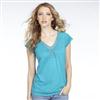 Calvin Klein Jeans Flutter Sleeve V-Neck Top