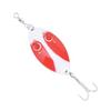 3" Red/White Redeye Wiggler Fishing Lure