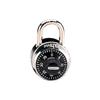 MASTER LOCK Black Combination Padlock