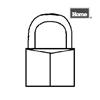 HOME 1-1/2" Keyed Alike Brass Padlock