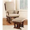 Cara Locking Glider with Ottoman