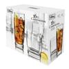 LIBBEY 16 Piece Clear Carrington Beverage Set