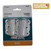 BUILDER'S HARDWARE 2 Pack 3" White Screen Door Hinges