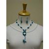 EcoGear™ Turquoise Tagua Nut Necklace & Earrings Set