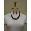 EcoGear™ Asai Red Necklace & Earrings Set