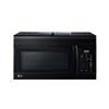 LG 1.6 Cubic Feet Over The Range Microwave/Fan, Black