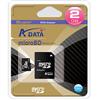 A-DATA Turbo Series 2GB MicroSD Flash Memory Card w/Adapter (AUSD2GZ-RA1)