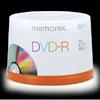 MEmorex 50 PK DVD+R 16X in Spindle
