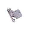 2 Pack Inset Self-Closing Antique Nickel Cabinet Hinges