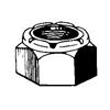 #6-32 Zinc Plated Nylon Insert Lock Nut