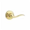 WEISER LOCK Brass Toluca Right Hand Dummy Door Lever