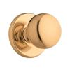 WEISER LOCK Bright Brass Fairfax Dummy Door Knob