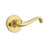 WEISER LOCK Satin Nickel Valencia Left Hand Dummy Door Lever