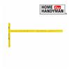 HOME HANDYMAN 48" Yellow Aluminum Drywall T-Square