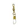 6 Pack #10 Brass Snap Fishing Swivels