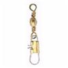 10 Pack #1 Brass Snap Fishing Swivels