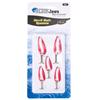 5 Pack Red and White Devil Spoon Fishing Lures