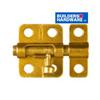 BUILDER'S HARDWARE 2" Brass Window Barrel Bolt