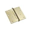 2 Pack 4" Brass Square Butt Hinges