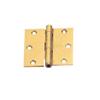 2 Pack 3" Brass Square Butt Hinges