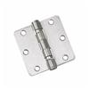 2 Pack 3-1/2" Brushed Nickel Loose Pin Ball Bearing Butt Hinges