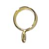 LEVOLOR 14 Pack 7/8" Brass Metal Curtain Rings