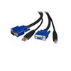 Startech 6ft USB/ VGA 2-in-1 KVM Cable (SVUSB2N1-6) - Black