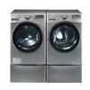 LG 4.6 Cu. Ft. Steam Washer with TurboWash and 7.3 Cu. Ft. Steam Dryer - Graphite Steel