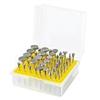 Mastercraft 50 Piece Diamond Mounted Point Rotary Set