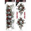 Lethal Threat Skull 'n Rose Banner Decal, 6 x 18-in.