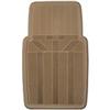 Kraco Multi-Season Rubber Floor Mat Set, Tan, 4-pc