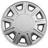 Silver Wheel Cover KT857, 15-in.