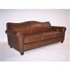 Whole Home®/MD ‘Londonderry' Leather Sofa with Tapered Legs