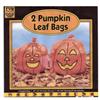 2 Pack Halloween Pumpkin Leaf Bags